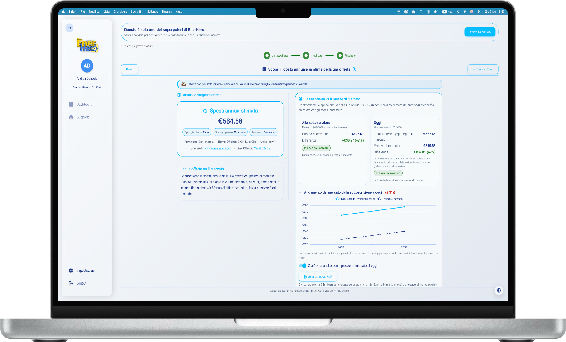 SuperTest - software EnerHero